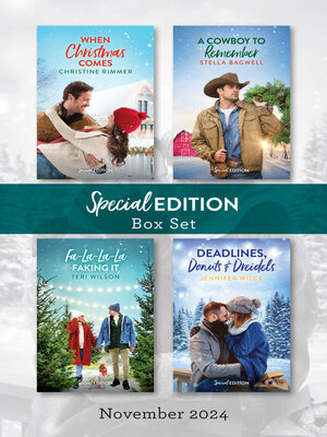 cover image of Special Edition Box Set Nov 2024/When Christmas Comes/A Cowboy to Remember/Fa-La-La-La Faking It/Deadlines, Donuts &amp; Dreidels